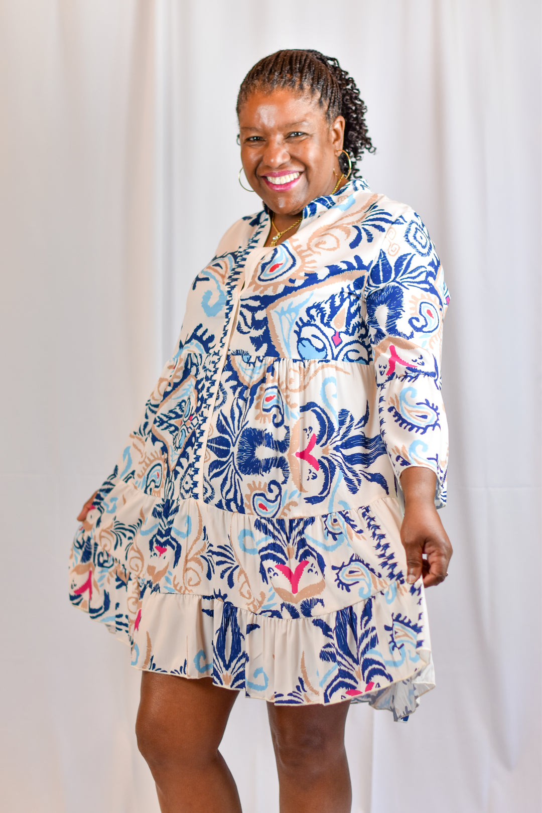Ready for the Runway Ranea Printed Mini Dress