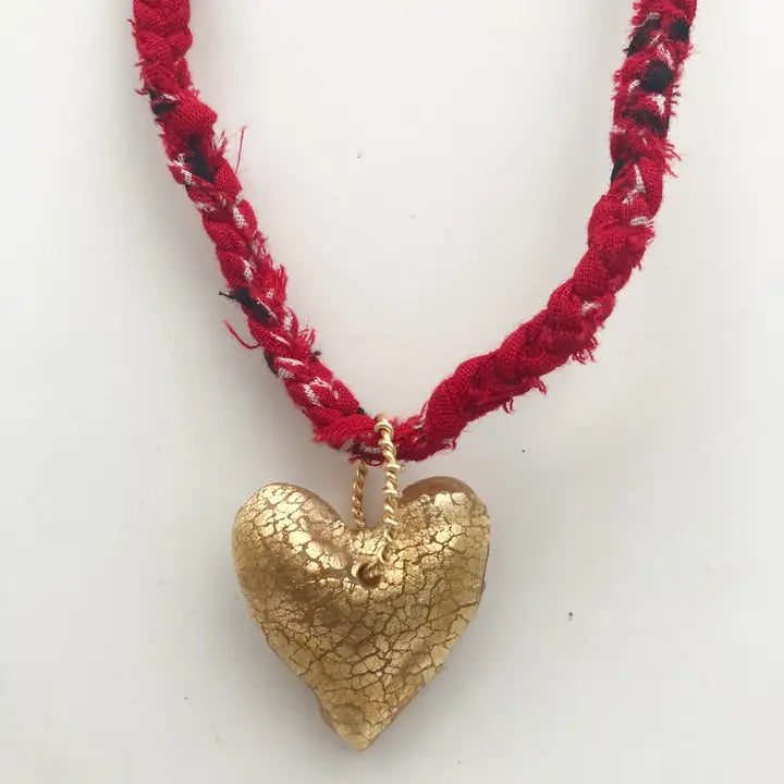Sienna’s Heartfelt Bandanna Necklace