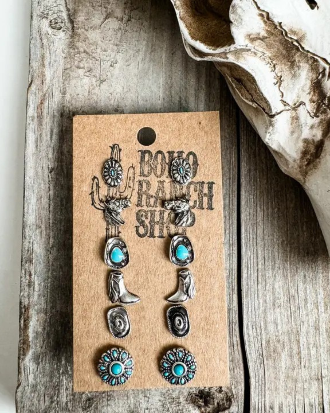 Rodeo Ready Earrings 6 Pair Set