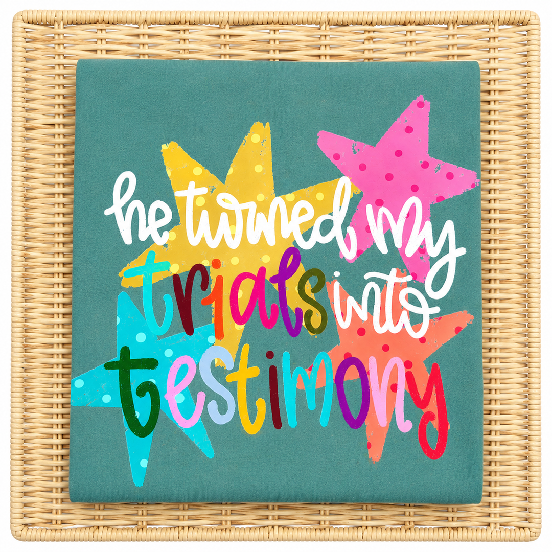 He Turned My Trials Into Testimony Classic Crew