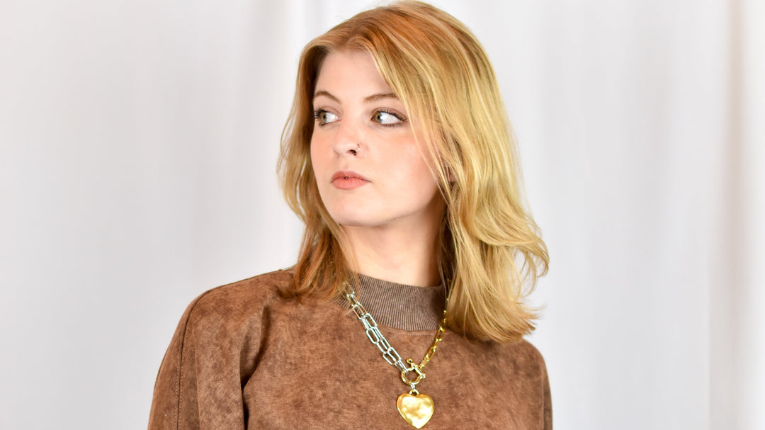 Emerson’s Luxe Edge Heartbreaker Necklace