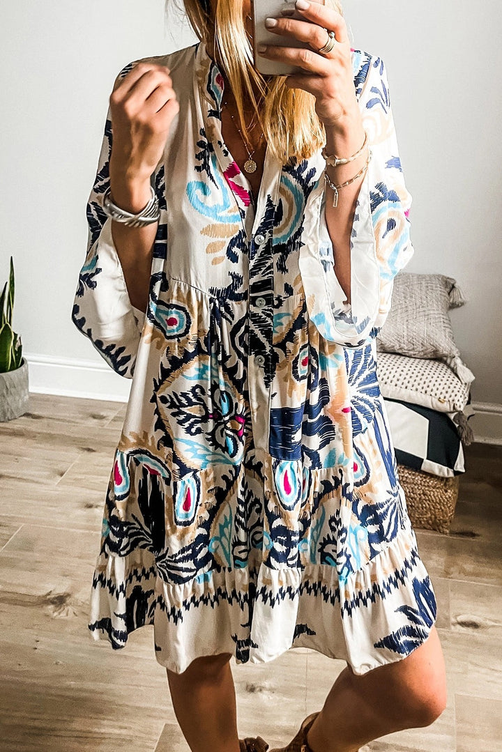 LOVESOFT Ready for the Runway Ranea Printed Mini Dress