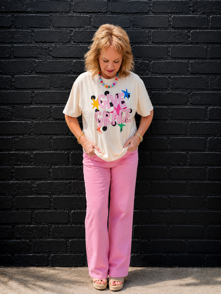 Give Grace Ivory Classic Crew