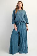 Tabby’s Teal Tiered Pants