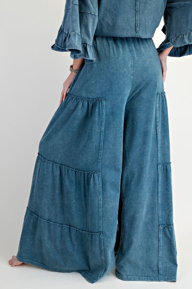Tabby’s Teal Tiered Pants