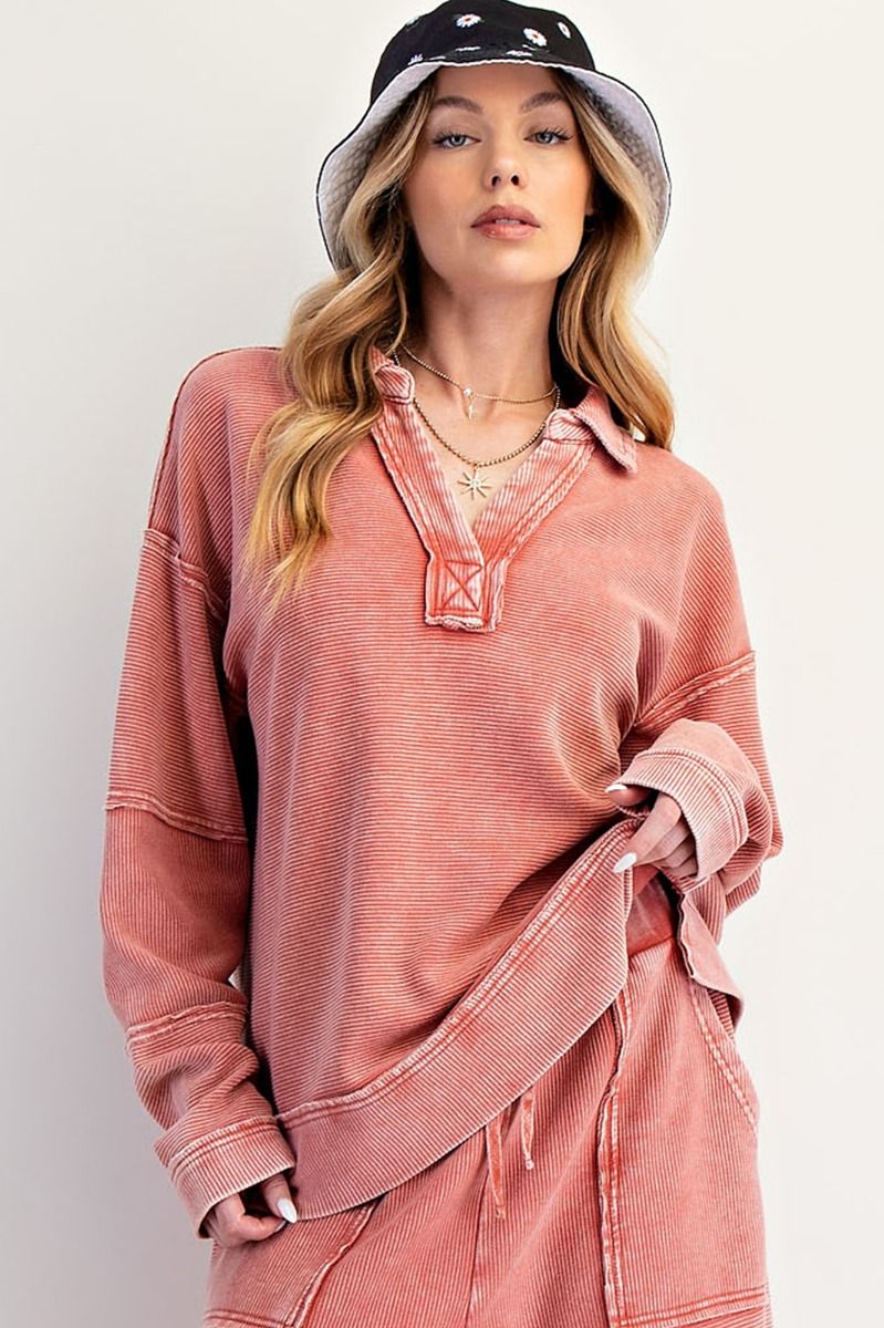 EASEL Lennox Mineral-Thermal Pullover