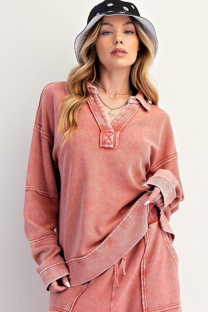 EASEL Lennox Mineral-Thermal Pullover