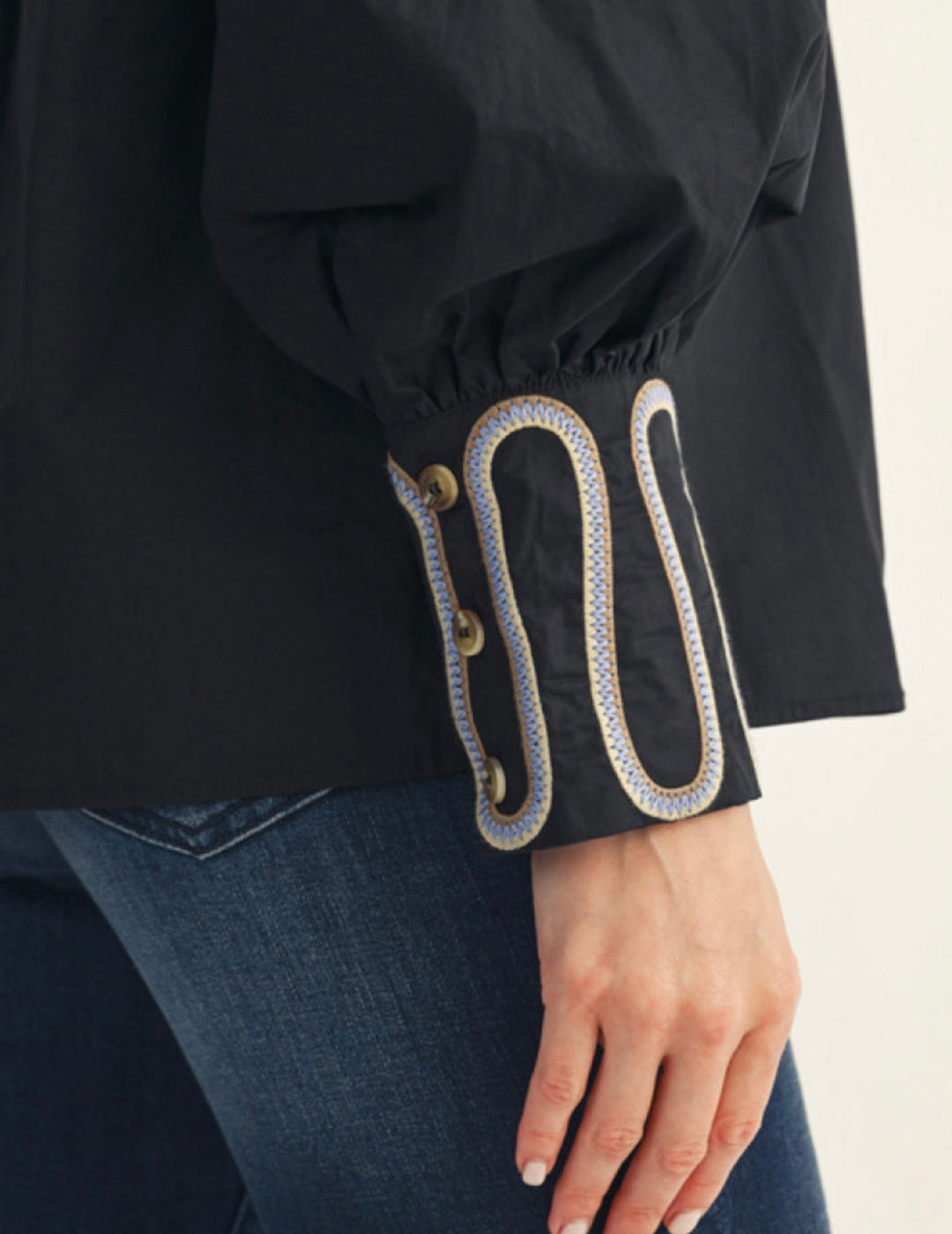 Elevated Embroidered Button Down