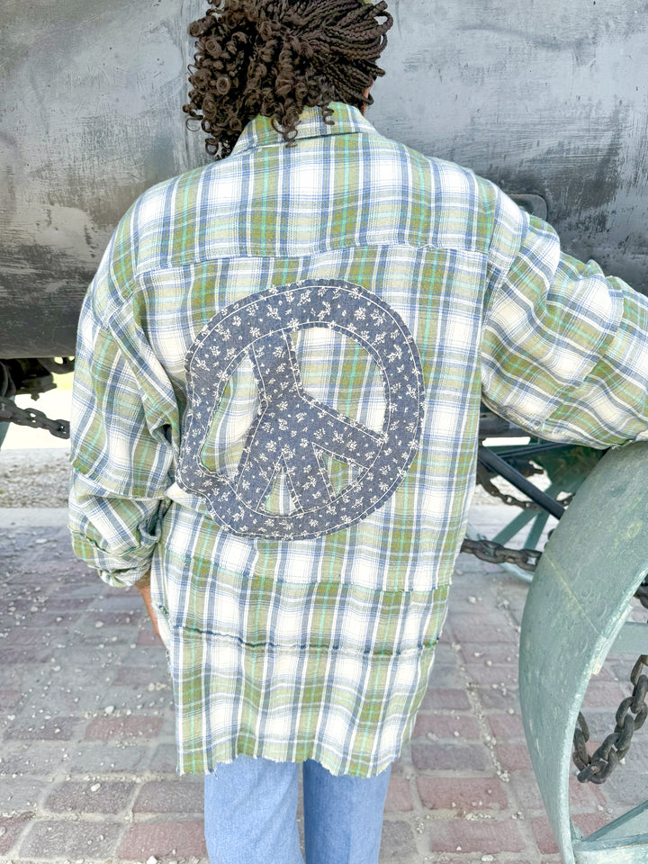 Riley’s Relaxed Plaid Patch Tunic